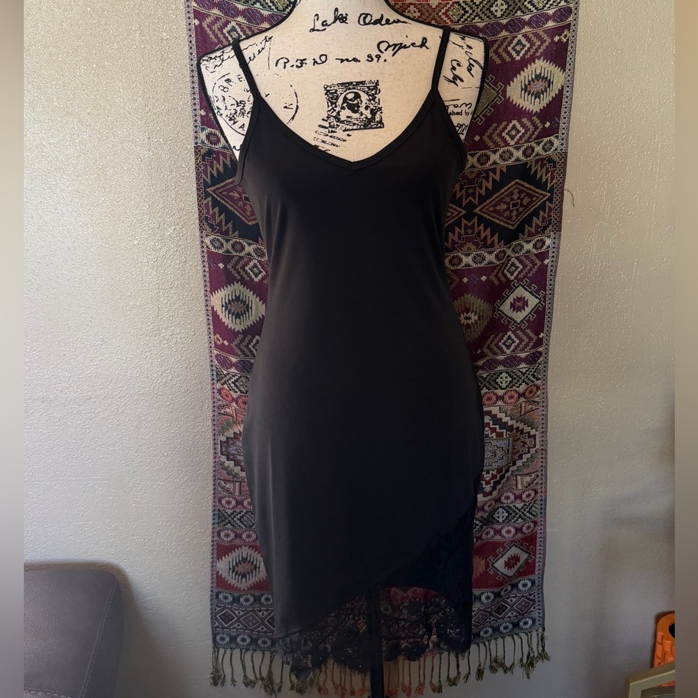 Classic Black Slip Dress